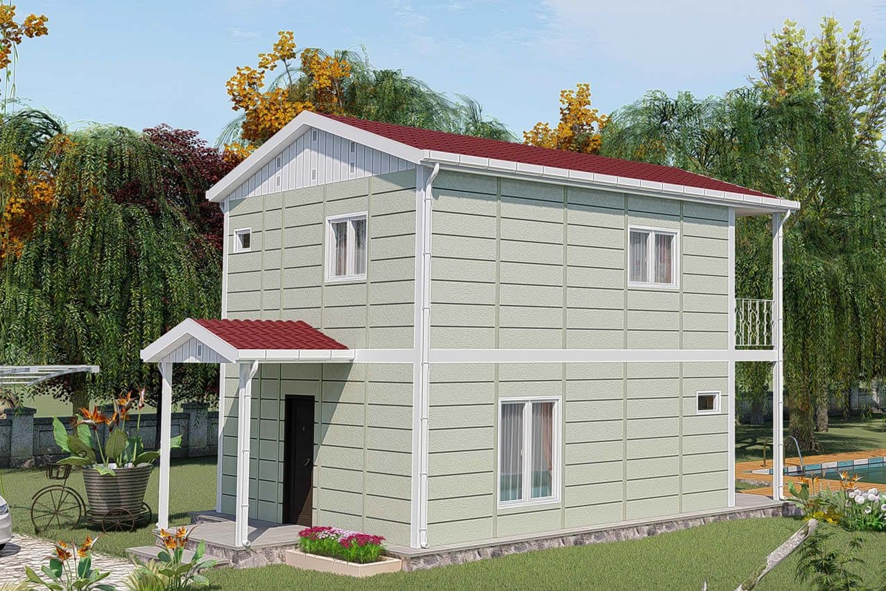 92 m² Prefabrik Villa 2+1