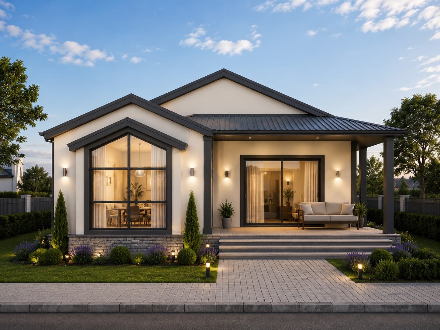 86 m² Tek Kat Çelik Ev